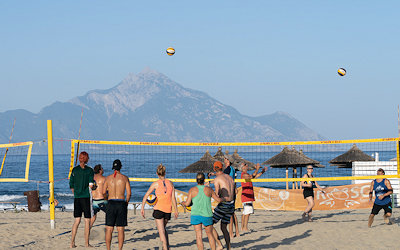 Beachvolleyball-Camps Sarti Beach