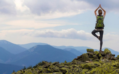 Wandern und Yoga Champery