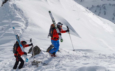 Tiefschneefahren und Skitouren Disentis 