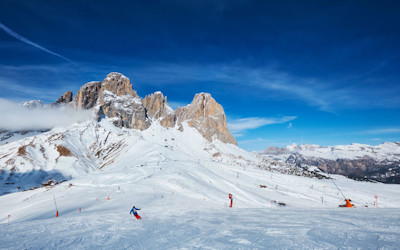 Skisafari in den Dolomiten